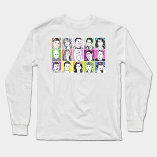 Turddemon Tv Collage Long Sleeve T-Shirt